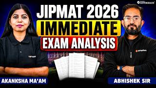 JIPMAT 2026 Immediate Exam Analysis | Good Attempts, Cut Off & Difficulty Level