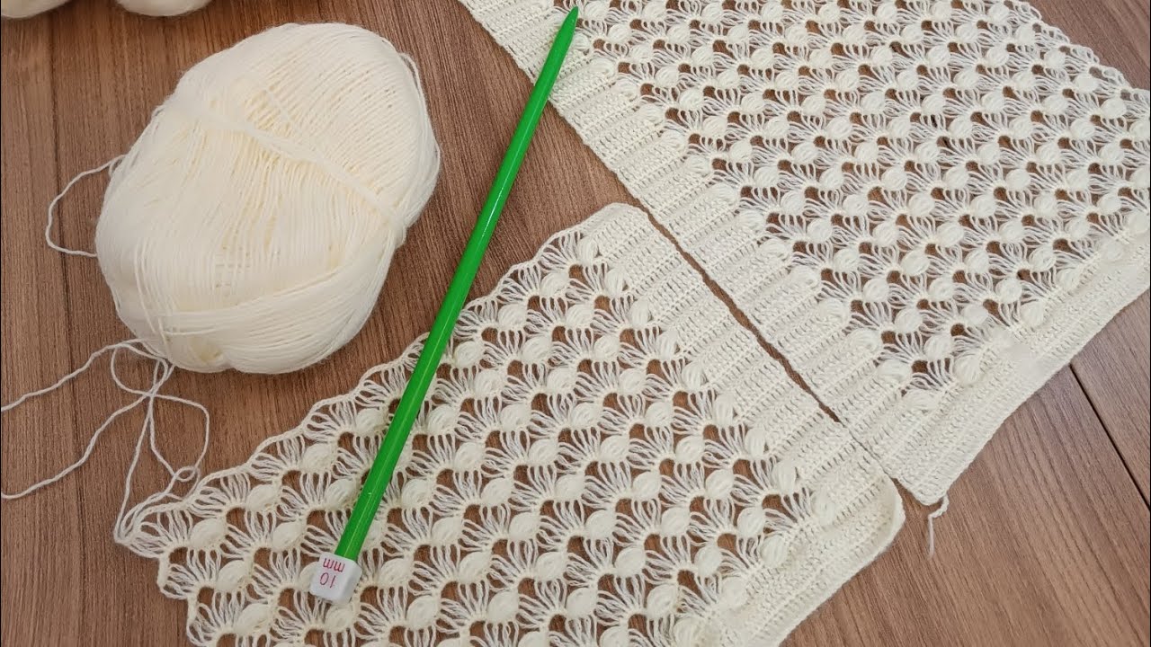 TIĞ İŞİ FISTIKLI YELEK SIRT KISMI BAŞLAMA VİDEOSU