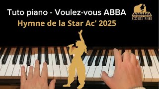 Tuto Piano Voulez - Vous Star Academy 2025 ✨