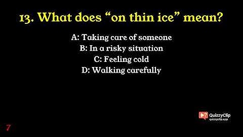 English Idioms Quiz Challenge – Can You Guess the Meaning?