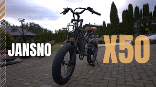 JANSNO X50 Review - Awesome Fat Tire E-bike!