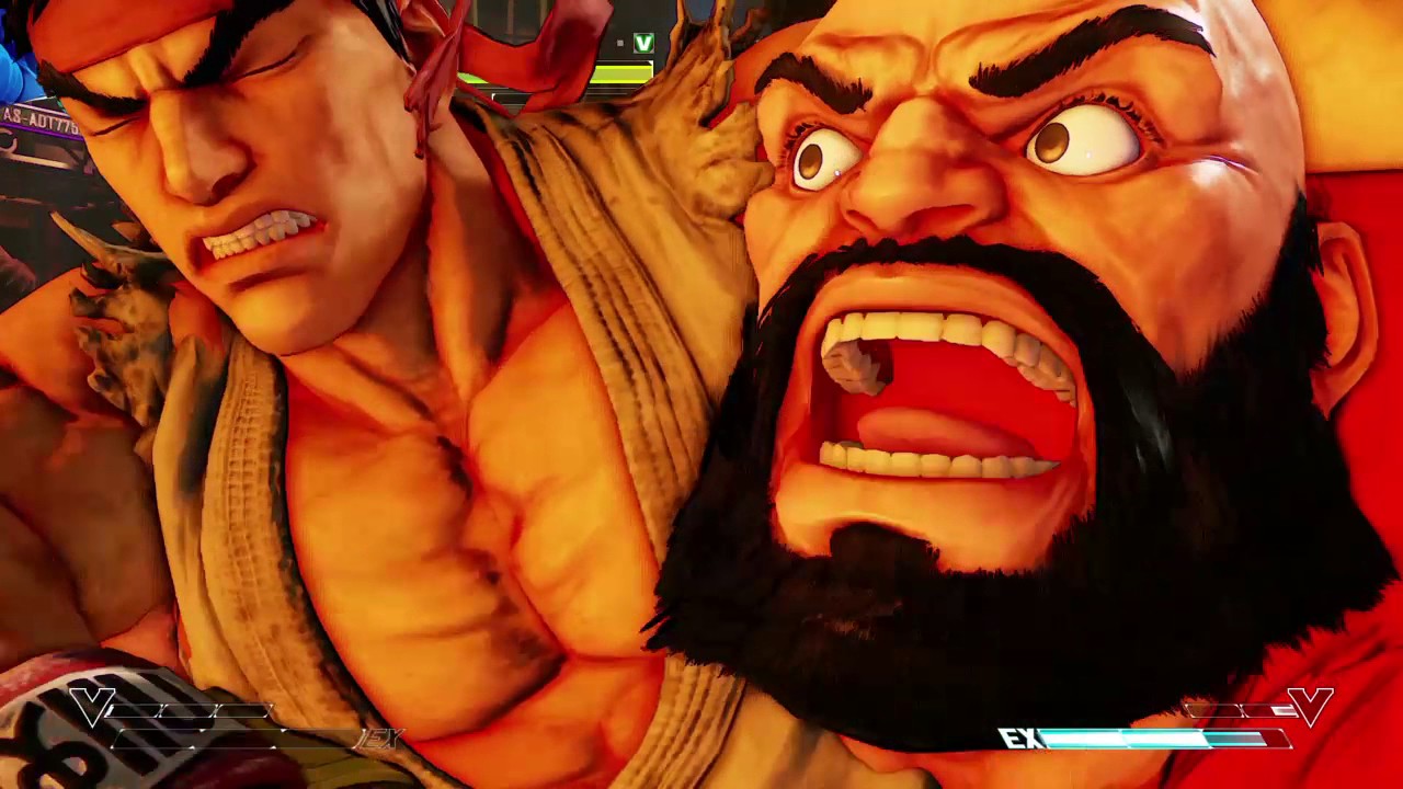 STREET FIGHTER V:Lanryu513 (Ryu) vs Giefkid(Zangief) High Level Play