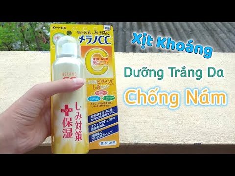 Mở Hộp Xịt Khoáng Dưỡng Trắng Da Chống Thâm Nám Melano CC Whitening Mist (100g) Nhật Bản Trên Tiki