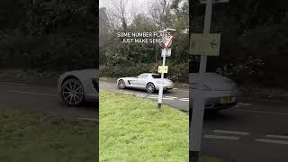 An SLS with gullwing doors🤌✨ | Regtransfers | #shorts #numberplates