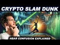 Crypto slam dunk hbar confusion explained