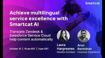 Webinar - Achieve multilingual service excellence with Smartcat AI