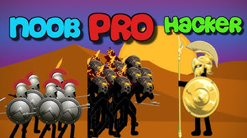 NOOB vs PRO vs HACKER - Stick War: Legacy
