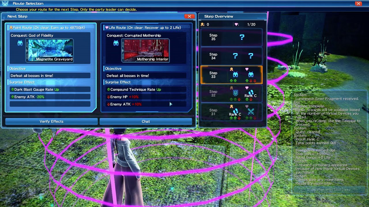 「PSO2」Adversity Training: God of Fidelity (Conquest) | Wand Etoile ...