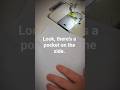 Look, there's a pocket on the side.