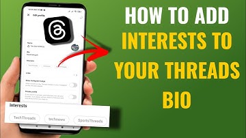 How to Add Interests to Your Threads Bio | English