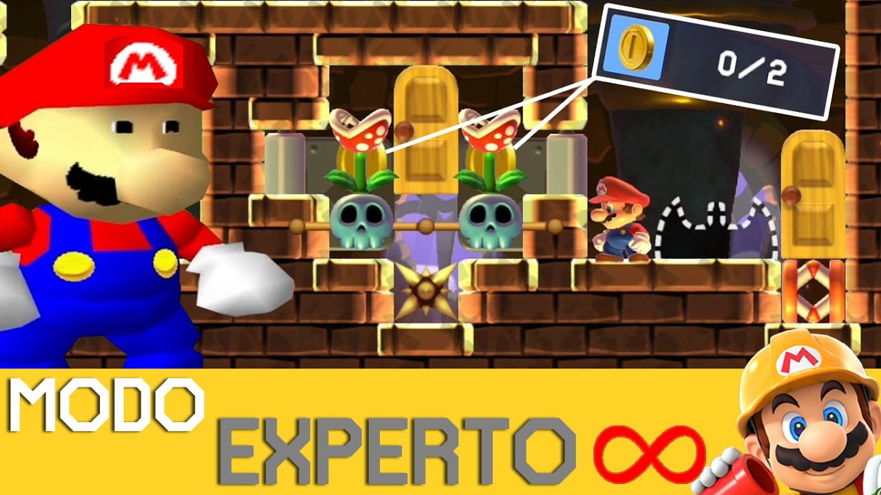 Don ALGORITMON nos BORRÓ LA SONRISA 😑 | EXPERTO INFINITO (NO SKIP) - SMM2 - ZetaSSJ