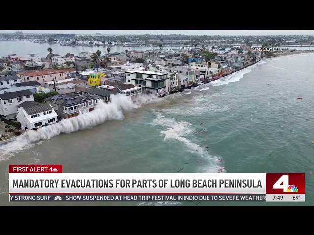 High surf batters Long Beach peninsula