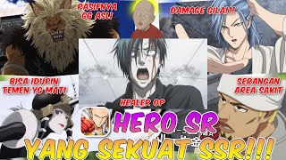 GG PARAH!!! LIST HERO SR GILA YG SEKUAT SSR!!! | One Punch Man The Strongest Indonesia