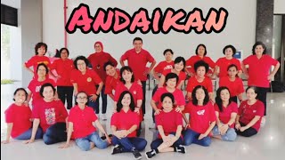 ANDAIKAN - Line Dance Chor : Suroto ( INA ) September 2023 Demo by : Beautiful