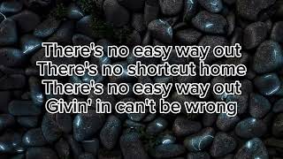 No Easy Way Out - Robert Tepper (Lyrics)