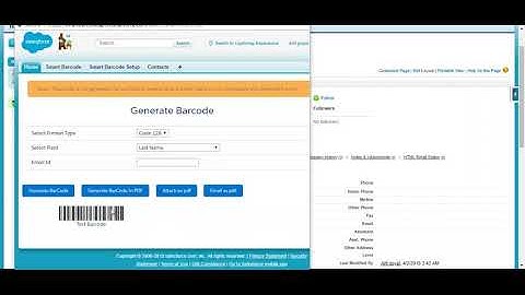Smart Barcode Lightning Ready Salesforce Application