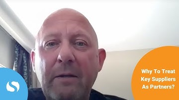 Why To Treat Key Suppliers As Partners?