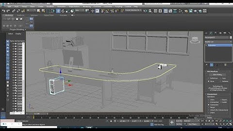 3Dsmax Tutorials, Learn 3D Modeling, Texturing & Lighting an Office Cabin Interior in 3dsmax (P5)