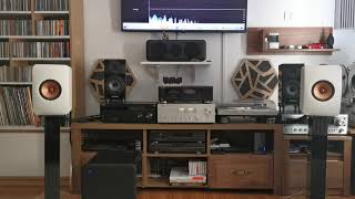 kef ls50 meta  yamaha as 1100