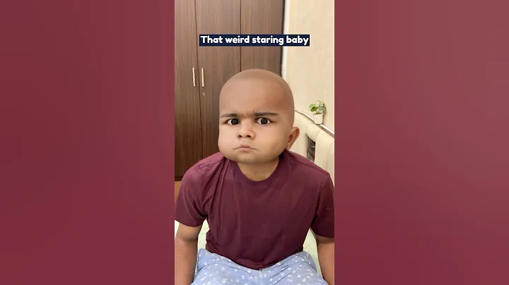 That weird staring baby | Manish Kharage #shorts