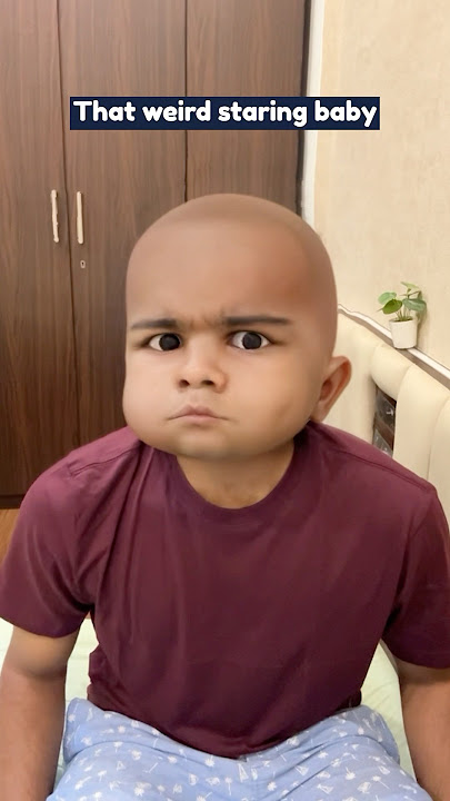That weird staring baby | Manish Kharage #shorts