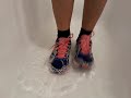 Wetlook - Mary in wet sneakers and black socks