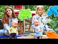 Беби Боны и Сестрички на Детской Площадке! | Как Ухаживать за Беби Бон - Видео для Девочек