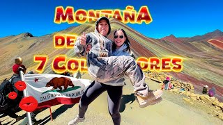 Montaña de los 7 Colores - Cusco - Perú (me besé con una señora de California?)
