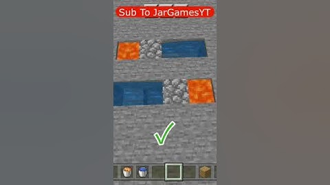 A right way to make cobblestone generator in Minecraft Tutorial! | #minecraft #memes #shorts