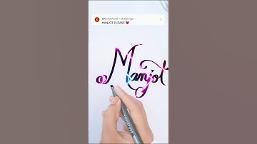 🔥Manjot🔥 best name ||Comment your name #handwritingworkfromhomejobs