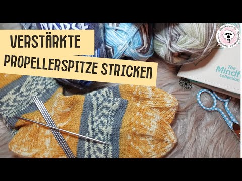 verstärkte Propellerspitze stricken