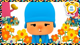 POCOYO in ENGLISH  Allergy to Spring [91 min] Full Episodes |VIDEOS and CARTOONS for KIDS