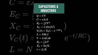 Capacitor & Inductor Basics | Energy Storage & Circuits #engineering #shorts