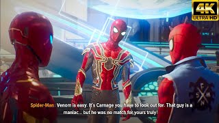 Spider-Man Meets Spider-Man From a Different Dimension Scene (2024)