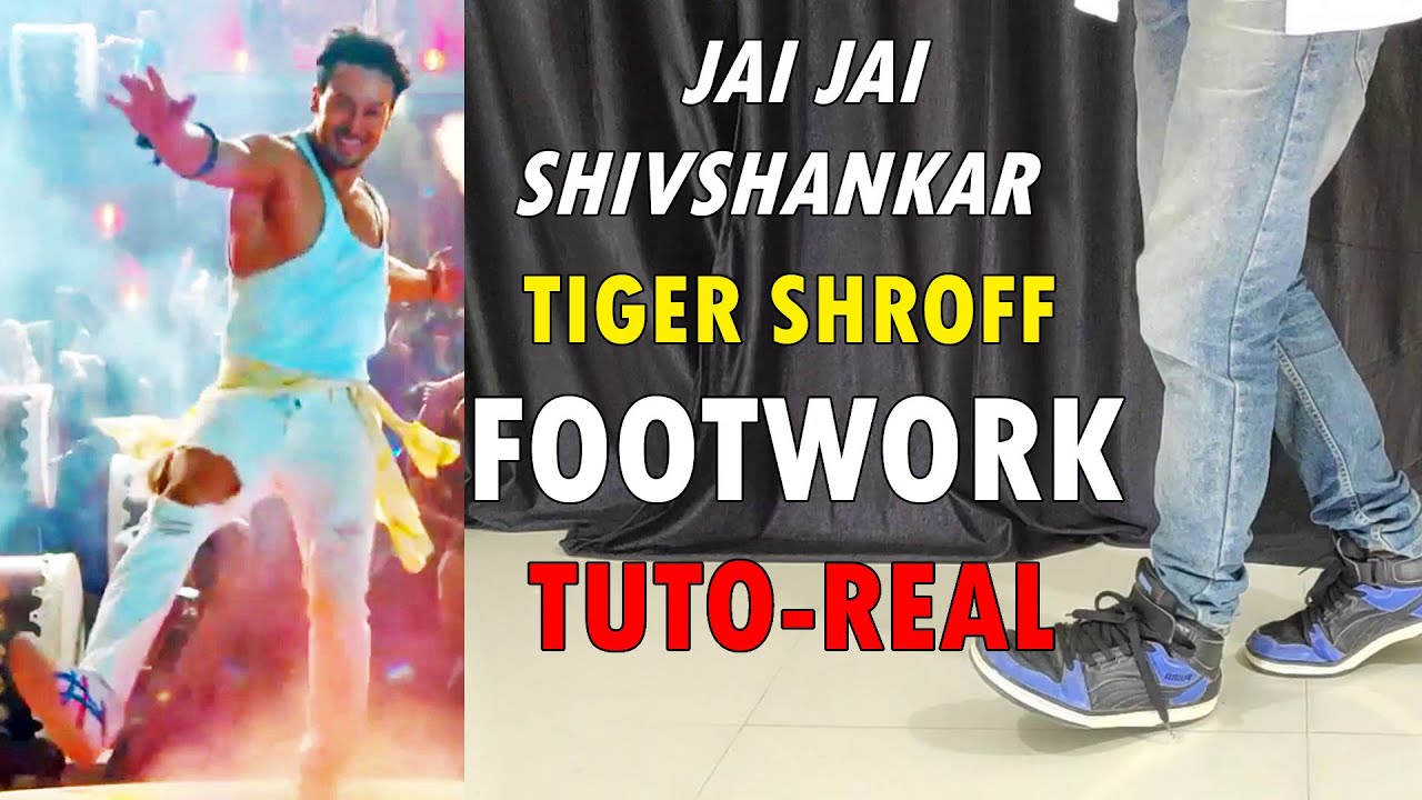 Tiger Shroff   Jai Jai Shivshankar    Footwork Tutorial  War  Hrithik Roshan  Nishant Nair 