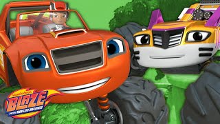 Blaze \& Stripes Transform into Animal Monster Machines! | Blaze and the Monster Machines