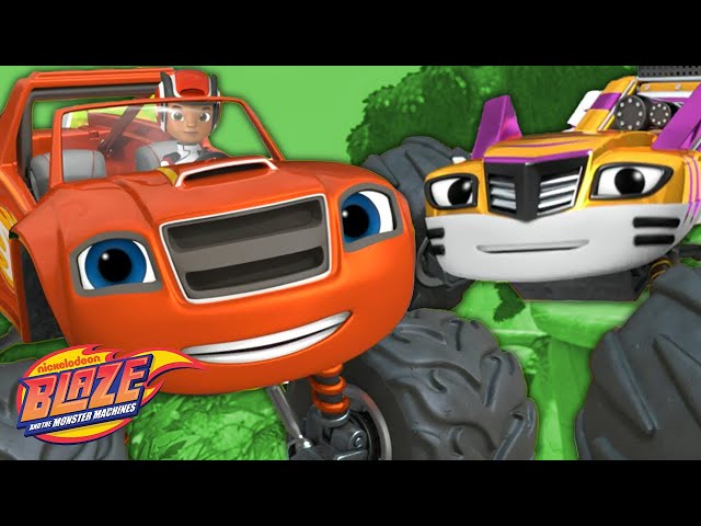 Stripes Carro Blaze Monster Machines