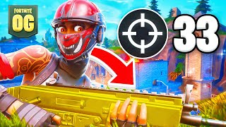 SCOPED RETURNS TO OG FORTNITE.. (33 KILLS)