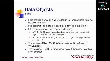 Basic Element in VHDL