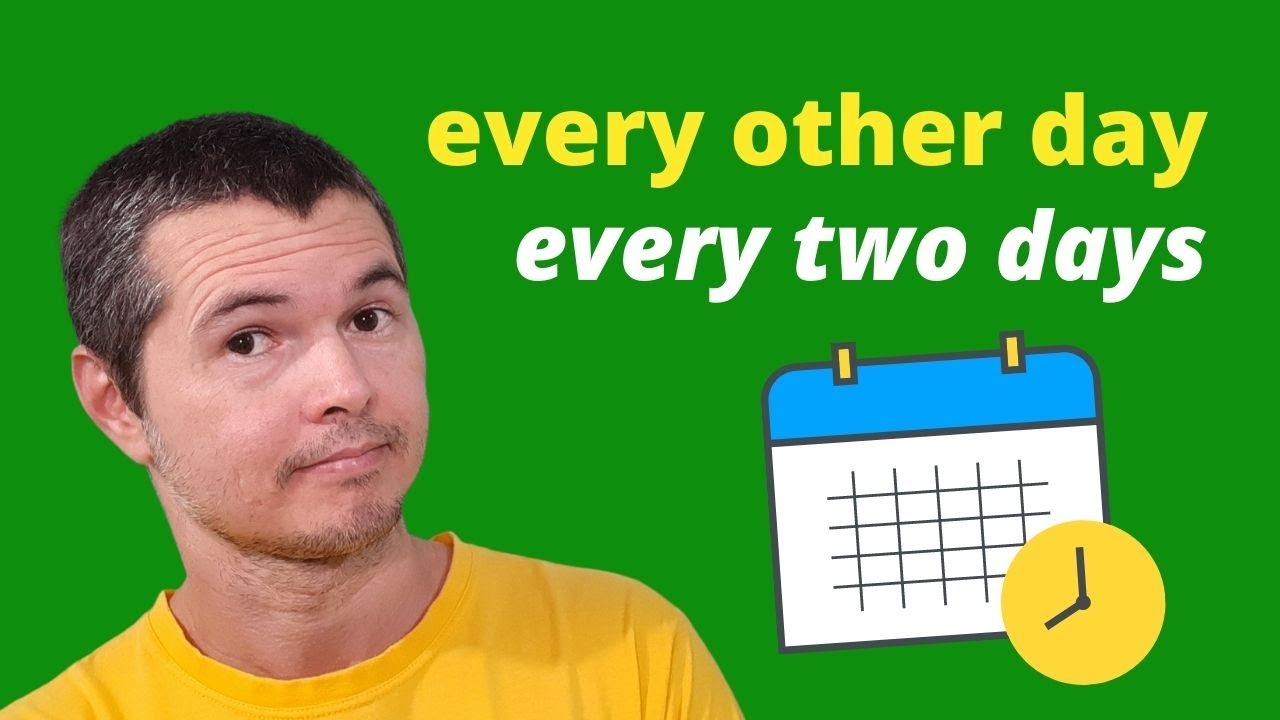 How To Say Every Other Day In Brazilian Portuguese YouTube How To Say Every Other Day In Brazilian Portuguese YouTube