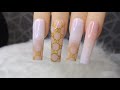 HOW TO DO A ACRYLIC OMBRE using new xl square c curve tips