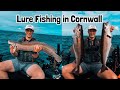 Lure fishing in Cornwall (inflatable boat fishing)