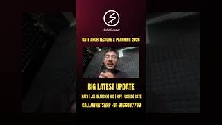 Gate Architecture and planning 2026 Latest Update #gatearchitecture #sachinprajapat #safaltogether