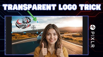 How To Add Transparent Logo To Image With Pixlr