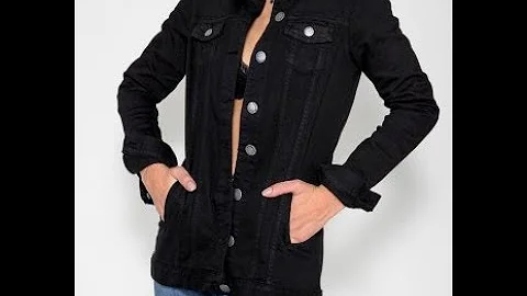 Como tingir uma jaqueta de preto?