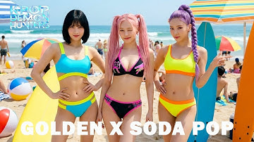 Saja Boys & HUNTR/X Live Dance 🎭 Golden X Soda Pop | Real-Action KPop Demon Hunters Golden Style