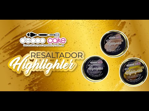 Highlighter Resaltador Oro Rosa 7 grms Ma Baker and Chef video