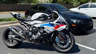 Riding my BMW S1000RR until it’s broken in!!