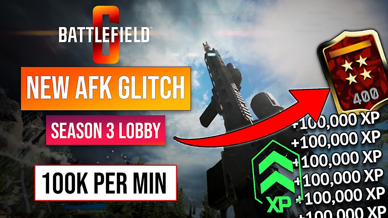 ✓ *SEASON 3 AFK XP FARM* - BATTLEFIELD ✓| GLITCHED LOBBY FOR