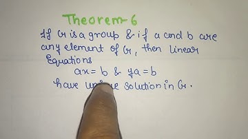 THEOREM OF GROUP THEORY LECTURE-3  REVERSAL LAW AND UNIQUE SOLUTION OF EQUATION IN GROUP